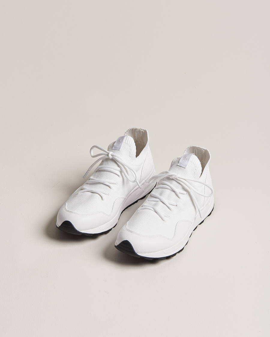 Men | Running Sneakers | Polo Ralph Lauren | Trackster 200II Sneaker Mesh/Leather White