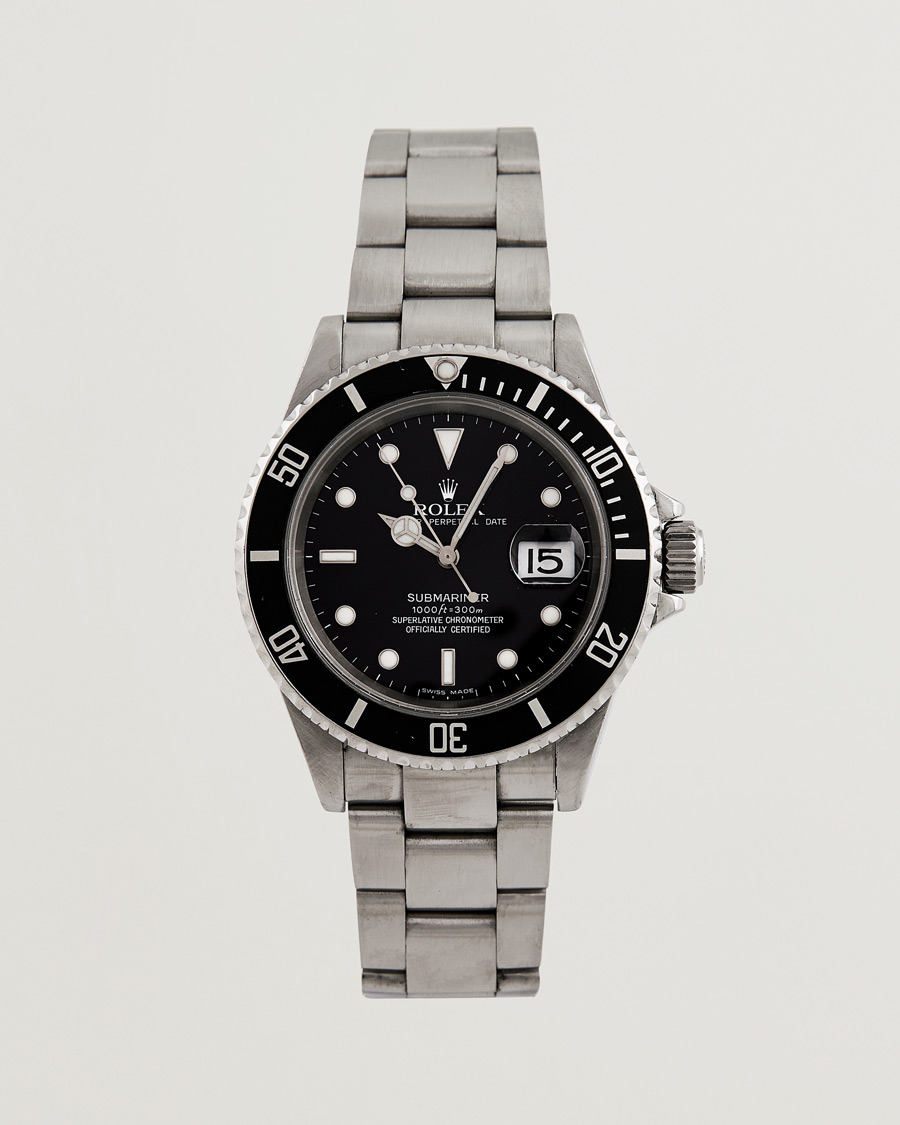 Men | Rolex Pre-Owned Submariner 16610 Oyster Perpetual Steel Black | Rolex Pre-Owned | Submariner 16610 Oyster Perpetual Steel Black