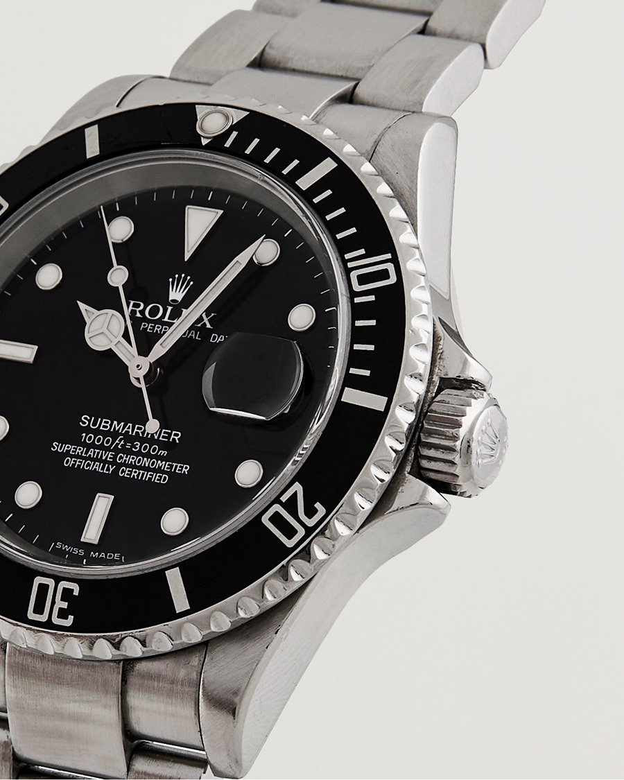 Men | Rolex Pre-Owned Submariner 16610 Oyster Perpetual Steel Black | Rolex Pre-Owned | Submariner 16610 Oyster Perpetual Steel Black