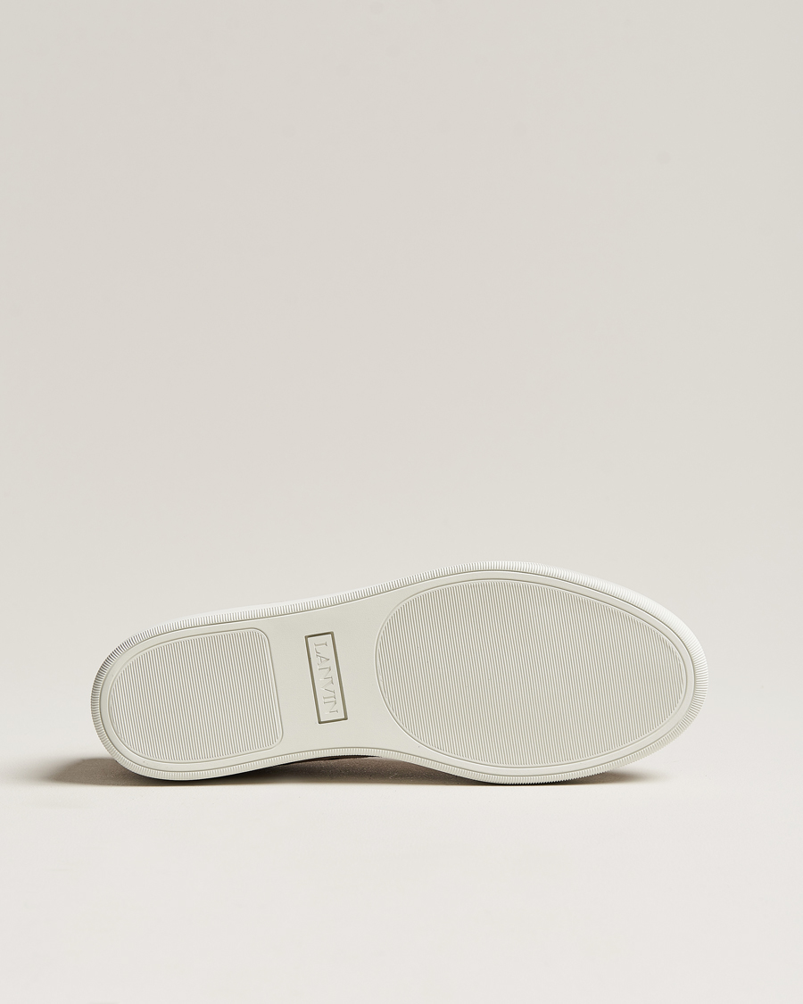 Men | Lanvin Nappa Cap Toe Sneaker Beige | Lanvin | Nappa Cap Toe Sneaker Beige