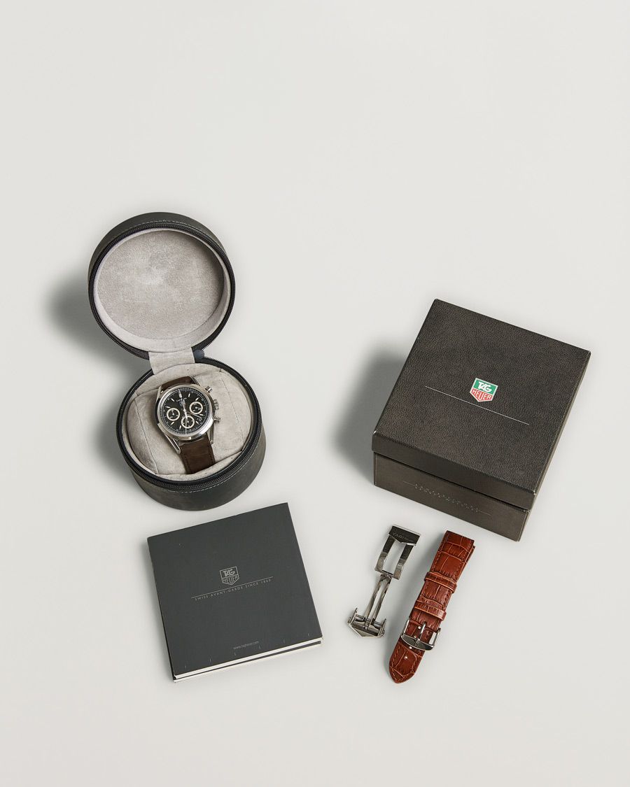 Men | Tag Heuer Pre-Owned Carrera Calibre 17 Steel Black | Tag Heuer Pre-Owned | Carrera Calibre 17 Steel Black