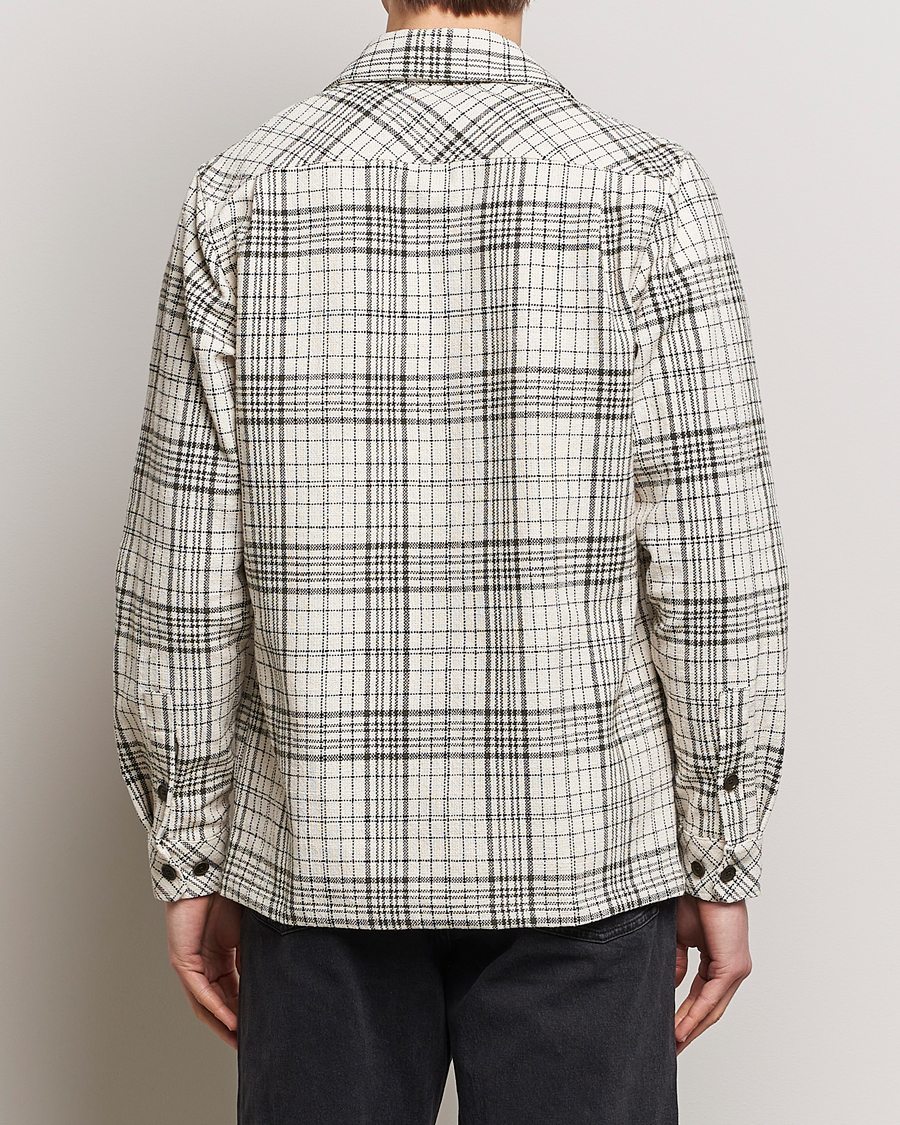 Men | Shirts | Samsøe Samsøe | Taka Checked Overshirt Dusty Olive/White