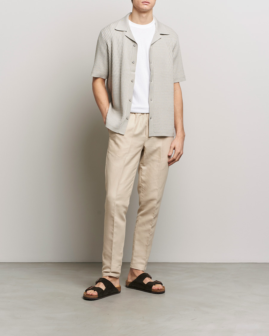 Men | Shirts | Samsøe Samsøe | Sagabin Resort Collar Short Sleeve Shirt Moonstruck