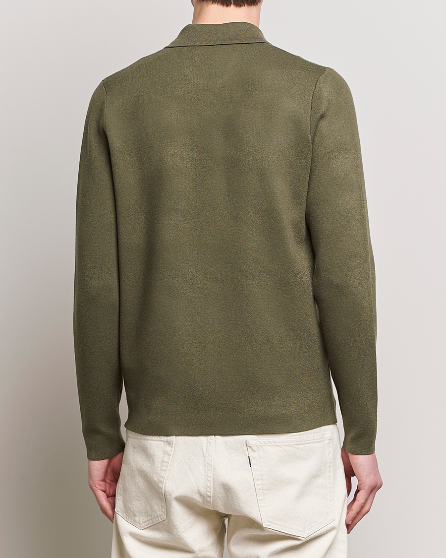 Men | Sweaters & Knitwear | Samsøe Samsøe | Guna Full Zip Dusty Olive