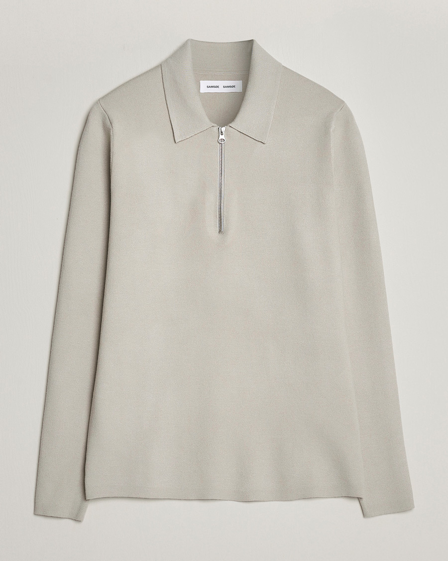 Men | Sweaters & Knitwear | Samsøe Samsøe | Guna Half Zip Moonstruck