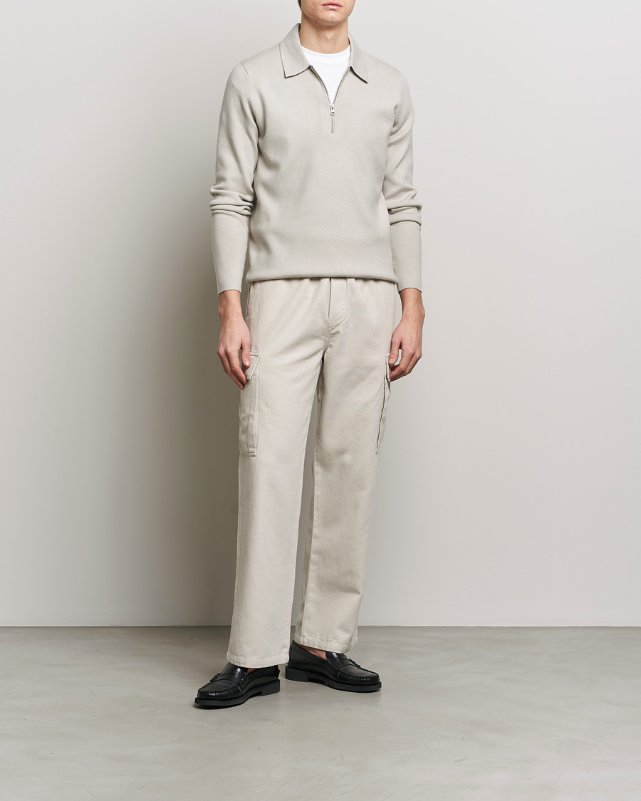 Men | Sweaters & Knitwear | Samsøe Samsøe | Guna Half Zip Moonstruck