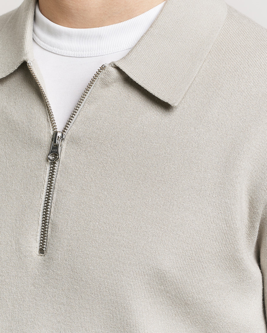 Men | Sweaters & Knitwear | Samsøe Samsøe | Guna Half Zip Moonstruck