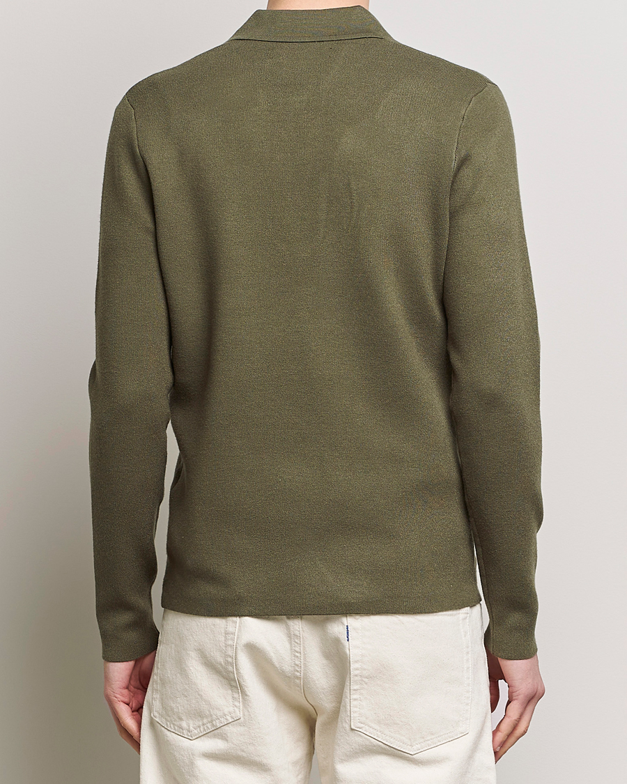 Men | Sweaters & Knitwear | Samsøe Samsøe | Guna Half Zip Dusty Olive