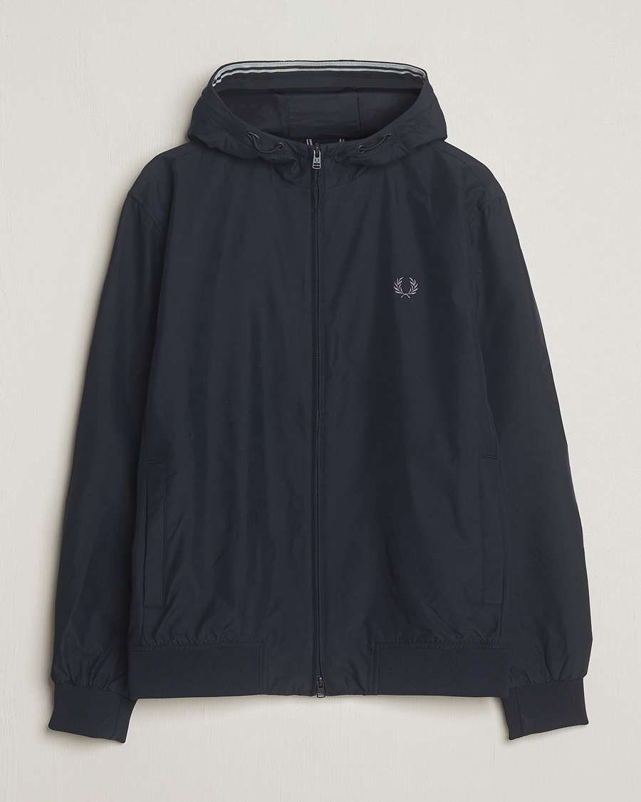 Men | Coats & Jackets | Fred Perry | Brentham Hooded Jacket Black