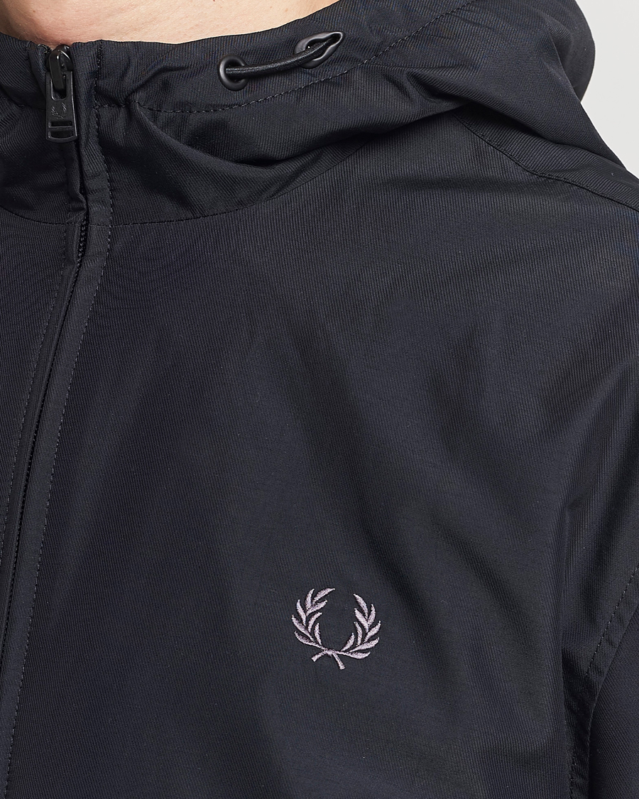 Men | Coats & Jackets | Fred Perry | Brentham Hooded Jacket Black