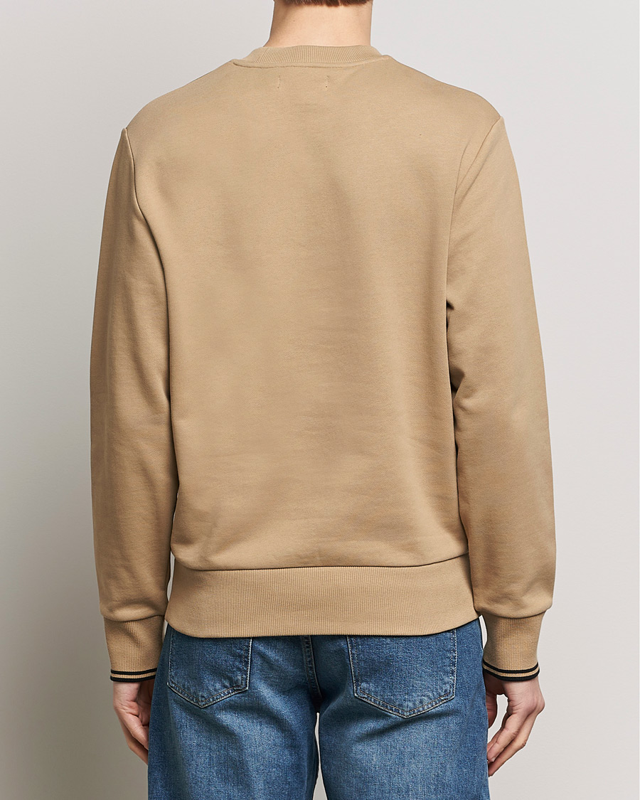 Men | Sweaters & Knitwear | Fred Perry | Crew Neck Sweatshirt Warm Grey