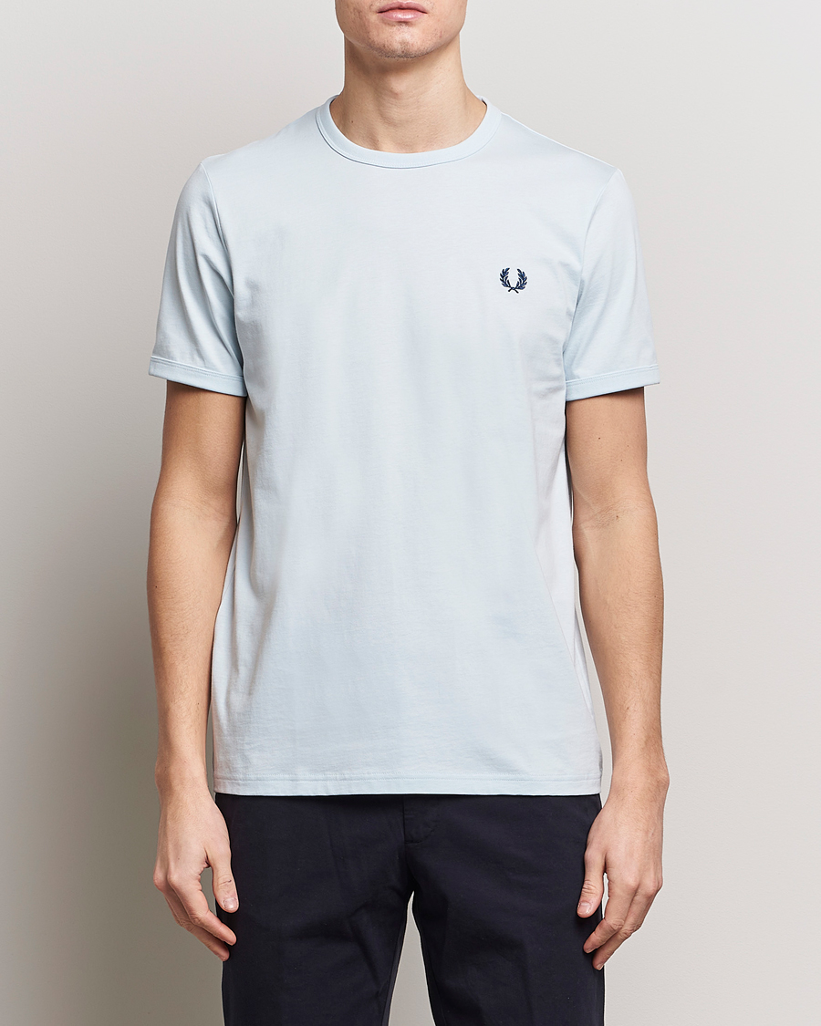 Men | Clothing | Fred Perry | Ringer T-Shirt Light Ice