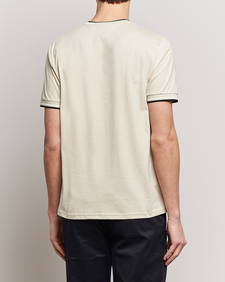 Men | T-Shirts | Fred Perry | Twin Tipped T-Shirt Oatmeal