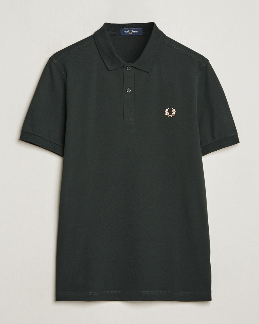 Men | Polo Shirts | Fred Perry | Plain Polo Shirt Night Green