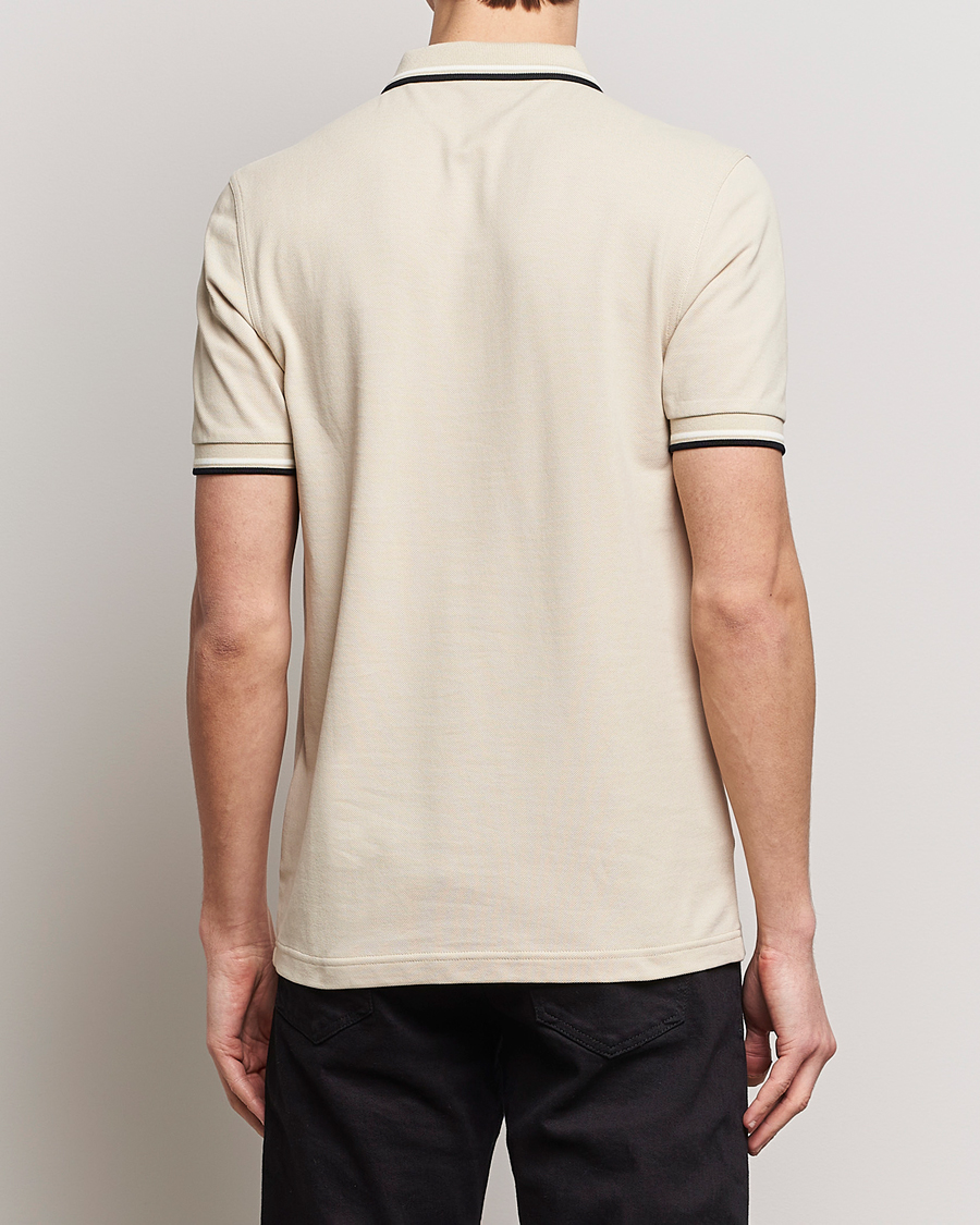 Men | Polo Shirts | Fred Perry | Twin Tipped Polo Shirt Oatmeal