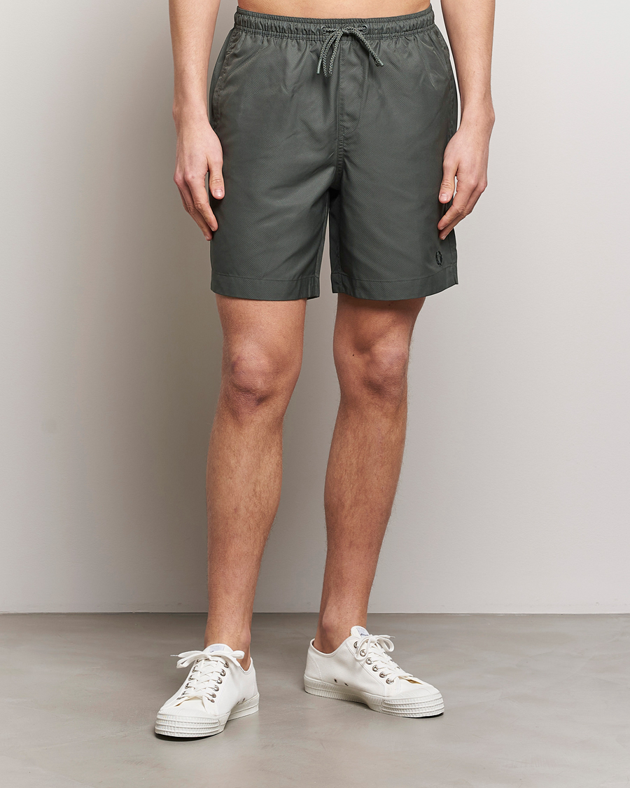 Men | Best of British | Fred Perry | Classic Swimshorts Field Green