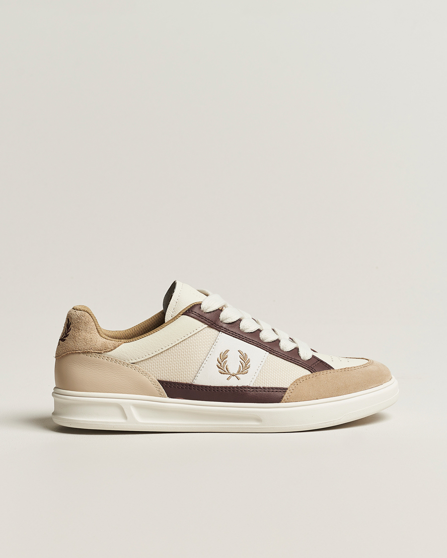 Men | Fred Perry B440 Sneaker White/Beige | Fred Perry | B440 Sneaker White/Beige