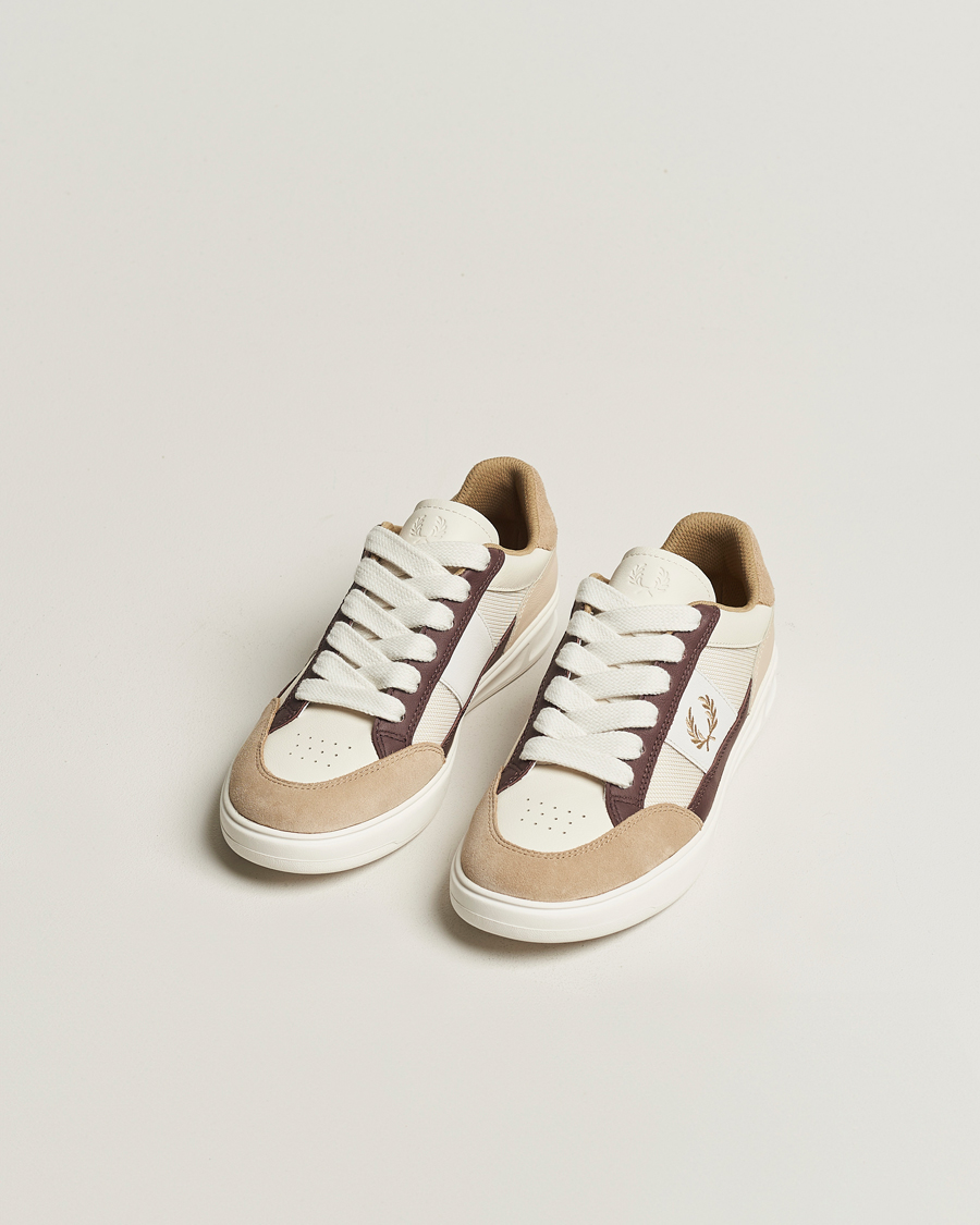 Men | Departments | Fred Perry | B440 Sneaker White/Beige