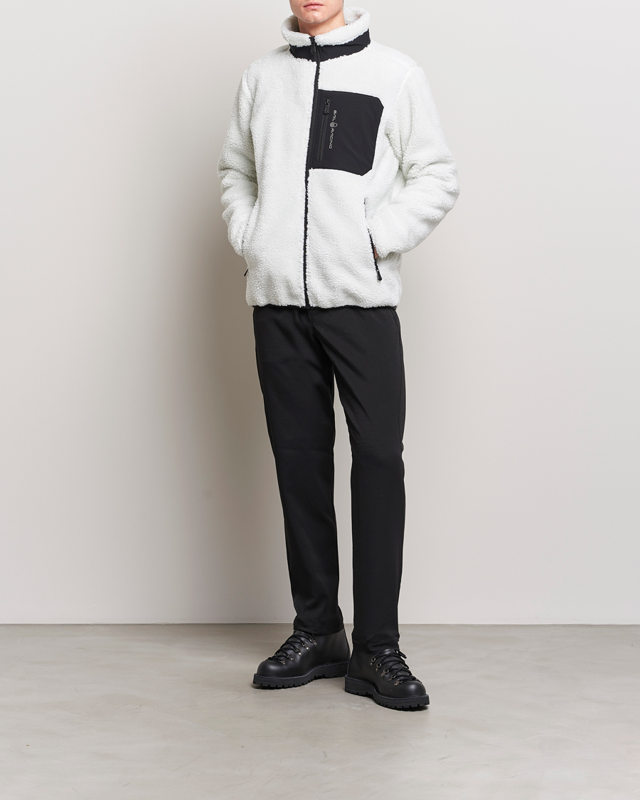 Men | Sweaters & Knitwear | Sail Racing | Bowman Pile Full Zip Storm White