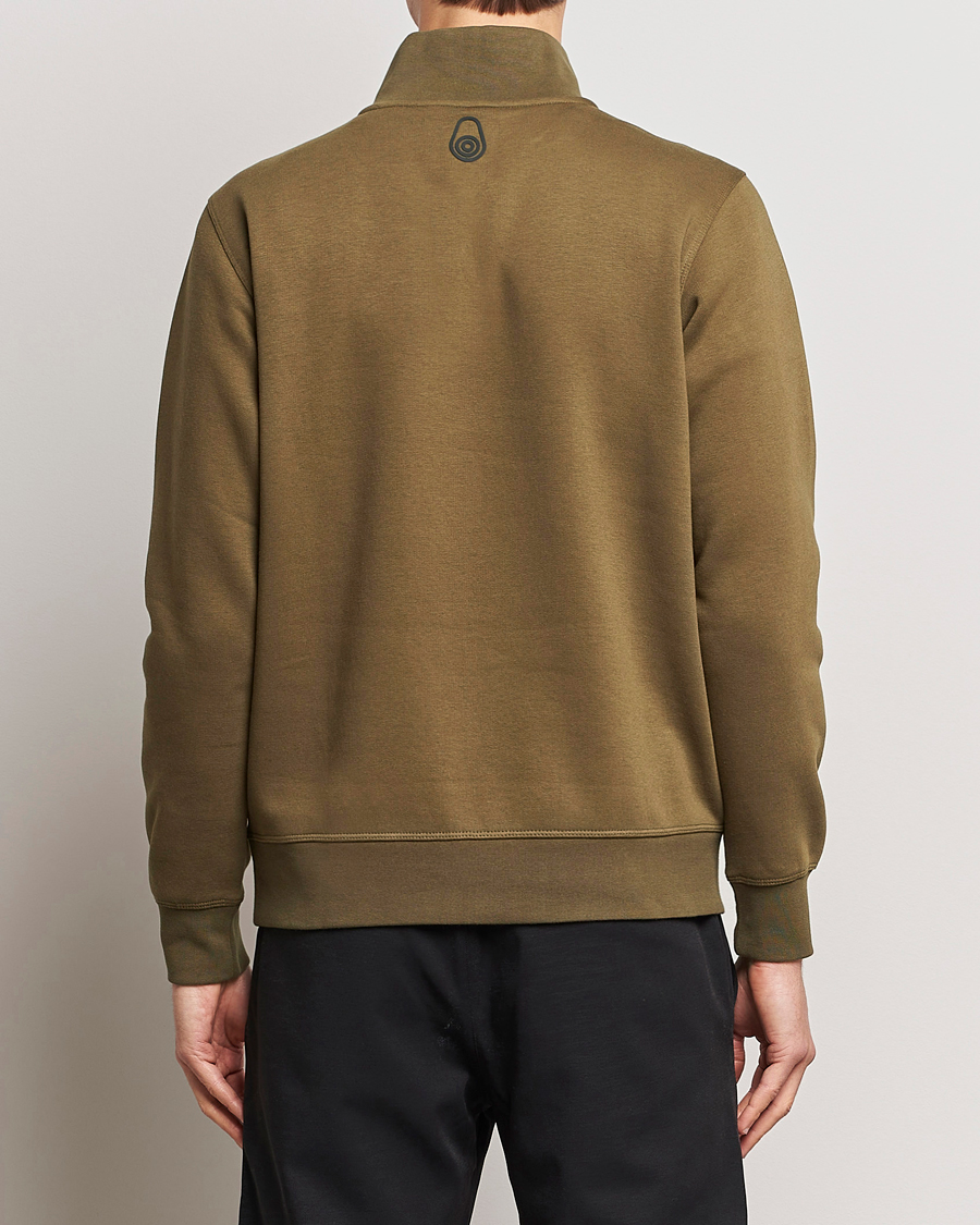 Men | Sweaters & Knitwear | Sail Racing | Bowman Half Zip Dusty Green