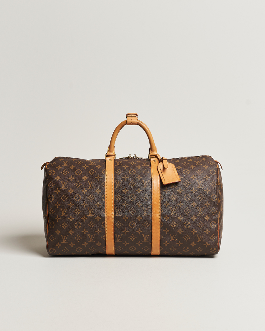 Men |  | Louis Vuitton Pre-Owned | Keepall 50 Bag Monogram