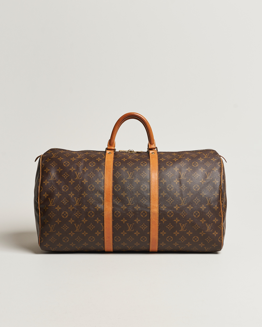 Men | Louis Vuitton Pre-Owned Keepall 55 Bag Monogram | Louis Vuitton Pre-Owned | Keepall 55 Bag Monogram