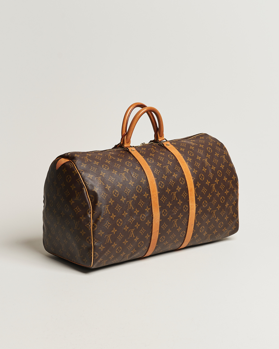 Men | Louis Vuitton Pre-Owned Keepall 55 Bag Monogram | Louis Vuitton Pre-Owned | Keepall 55 Bag Monogram