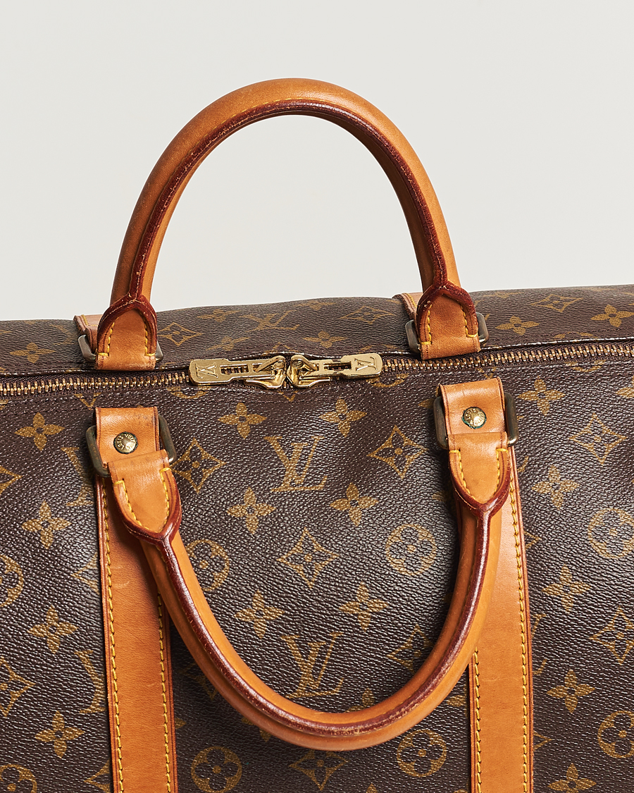 Men | Louis Vuitton Pre-Owned Keepall 55 Bag Monogram | Louis Vuitton Pre-Owned | Keepall 55 Bag Monogram