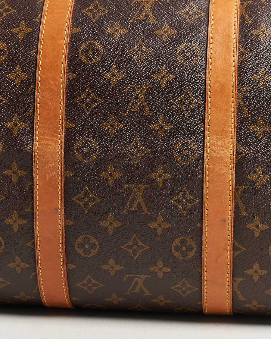Men | Louis Vuitton Pre-Owned Keepall 55 Bag Monogram | Louis Vuitton Pre-Owned | Keepall 55 Bag Monogram