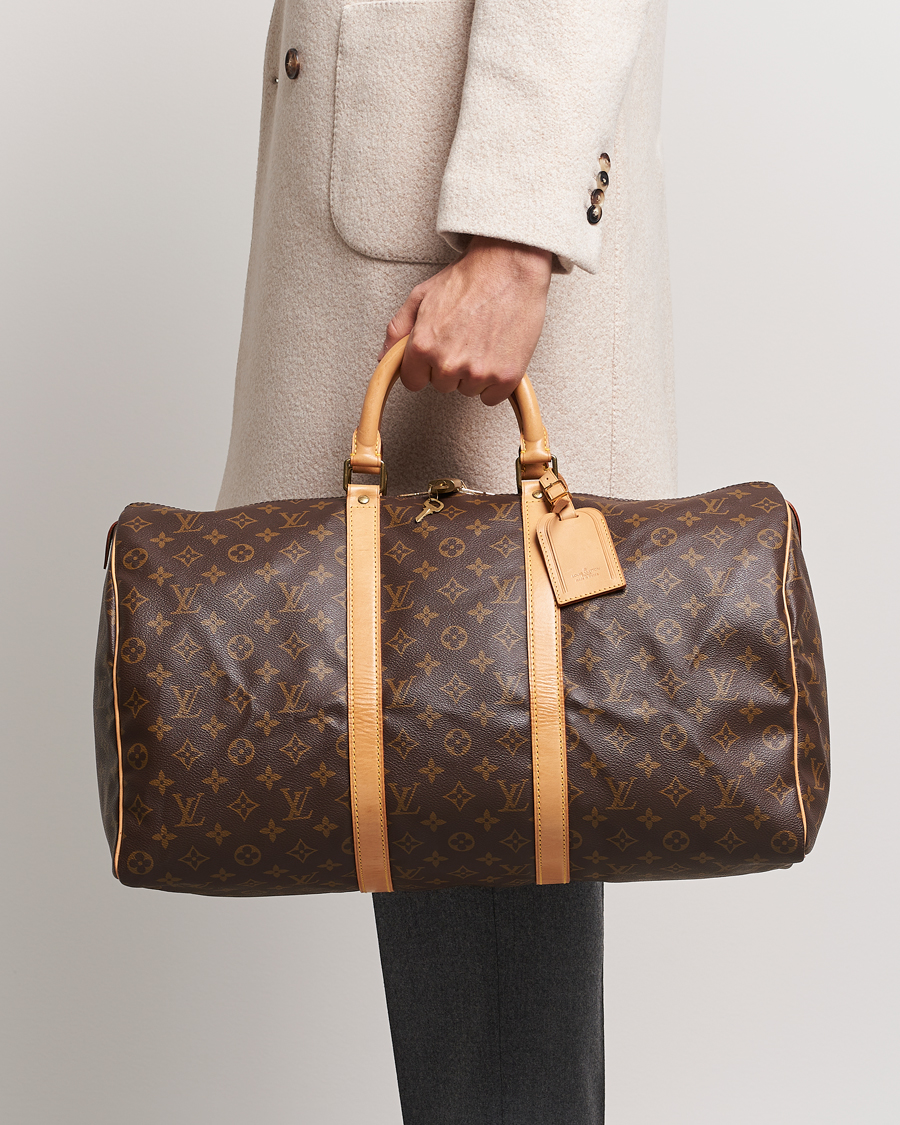 Men |  | Louis Vuitton Pre-Owned | Keepall 50 Bag Monogram