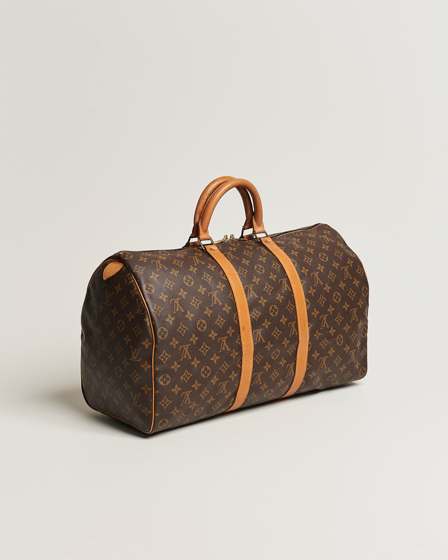 Men | Louis Vuitton Pre-Owned Keepall 50 Bag Monogram | Louis Vuitton Pre-Owned | Keepall 50 Bag Monogram