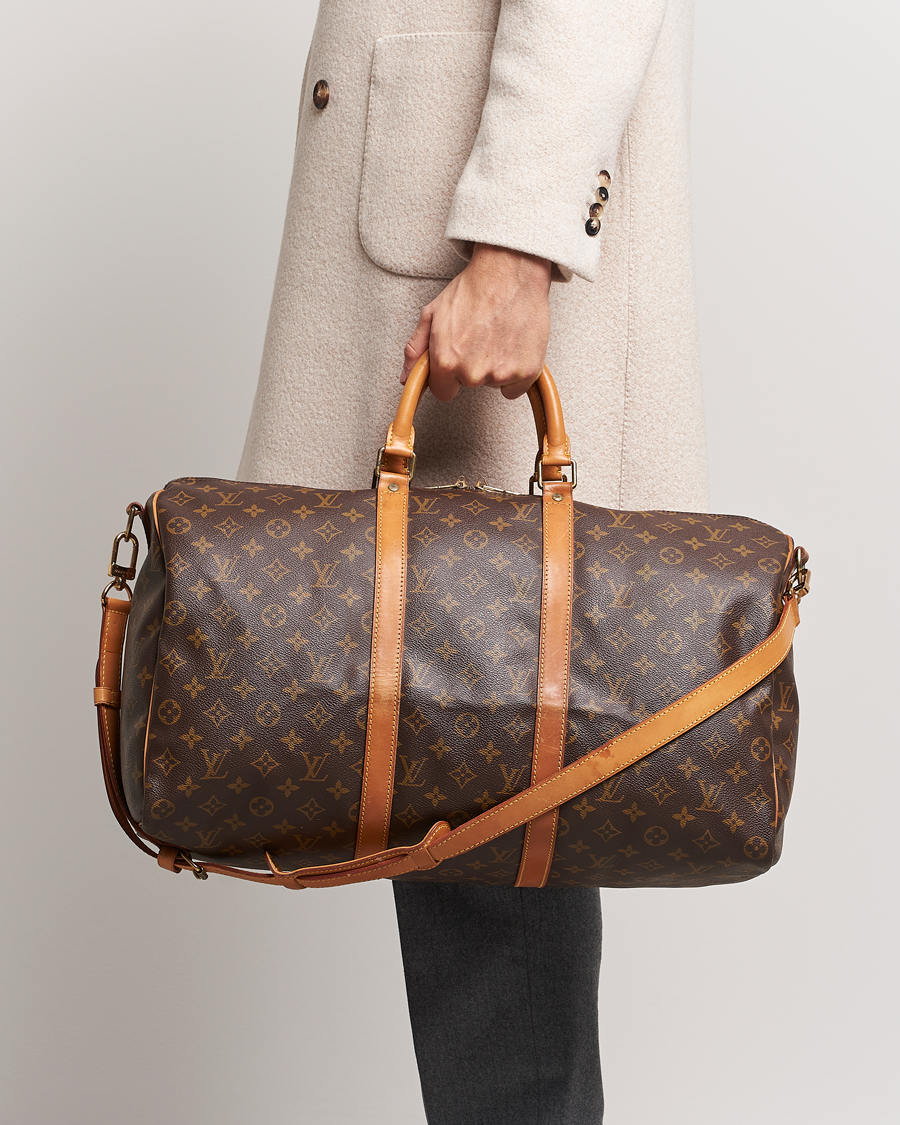 Men | Louis Vuitton Pre-Owned Keepall Bandoulière 50 Monogram | Louis Vuitton Pre-Owned | Keepall Bandoulière 50 Monogram