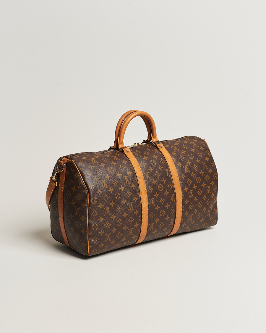 Men | Louis Vuitton Pre-Owned Keepall Bandoulière 50 Monogram | Louis Vuitton Pre-Owned | Keepall Bandoulière 50 Monogram