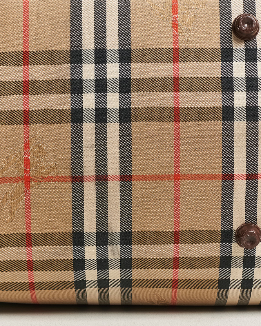 Men | Burberry Pre-Owned Duffle Bag Haymarket Check | Burberry Pre-Owned | Duffle Bag Haymarket Check