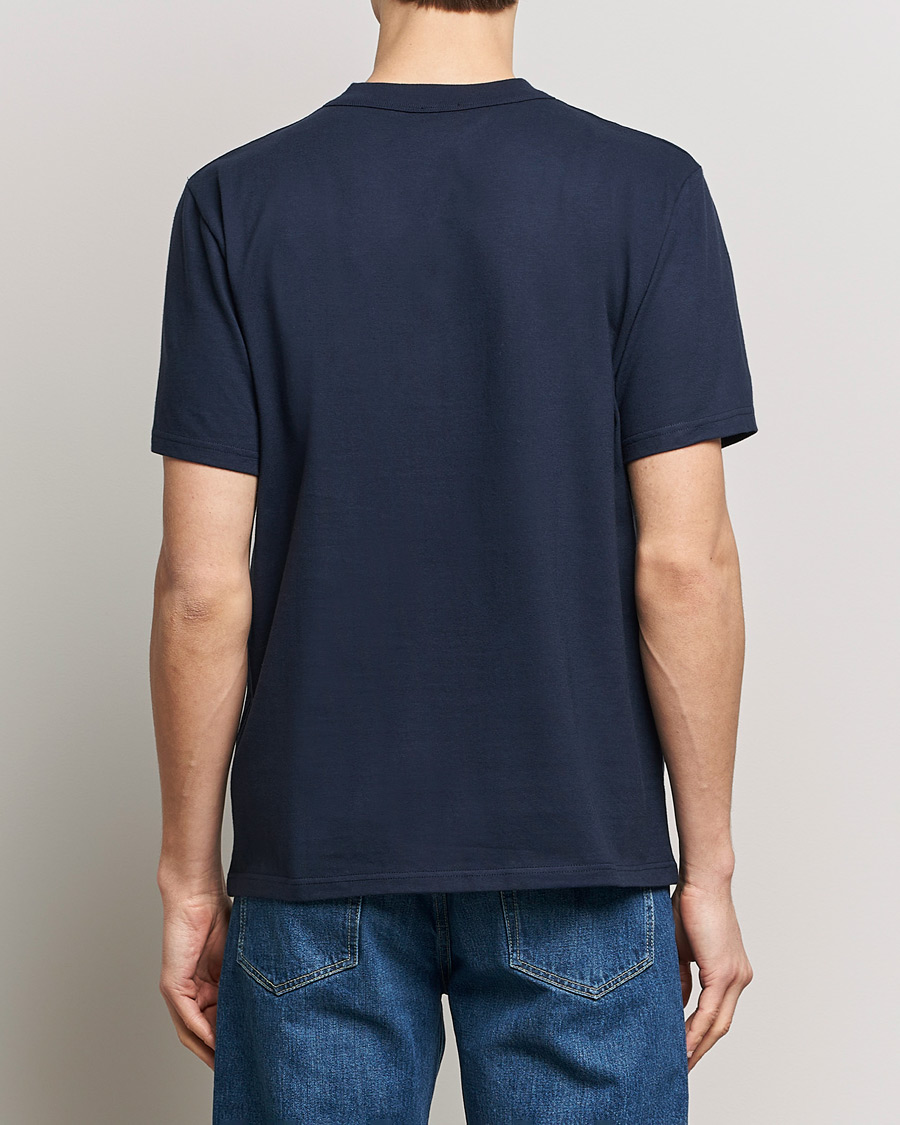 Men | T-Shirts | Armor-lux | Callac Pocket T-Shirt Navy