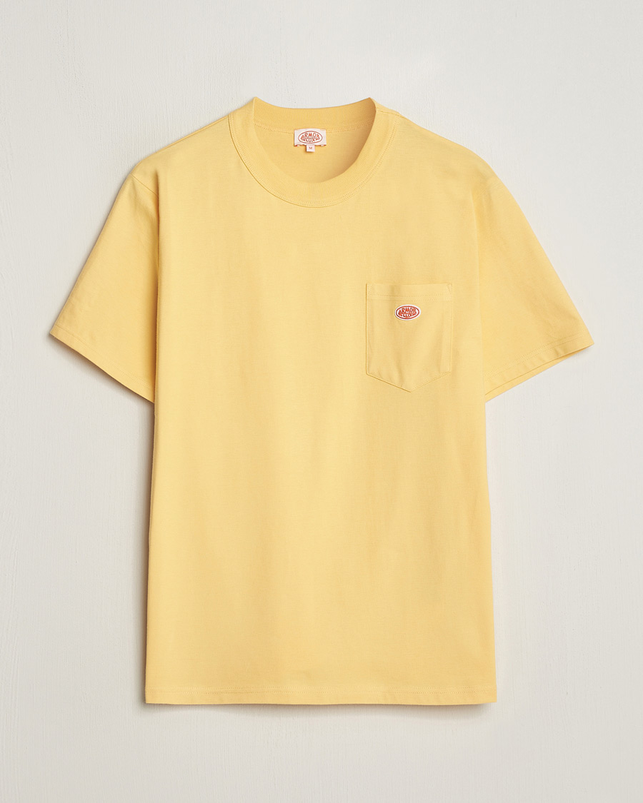 Men | T-Shirts | Armor-lux | Callac Pocket T-Shirt Yellow