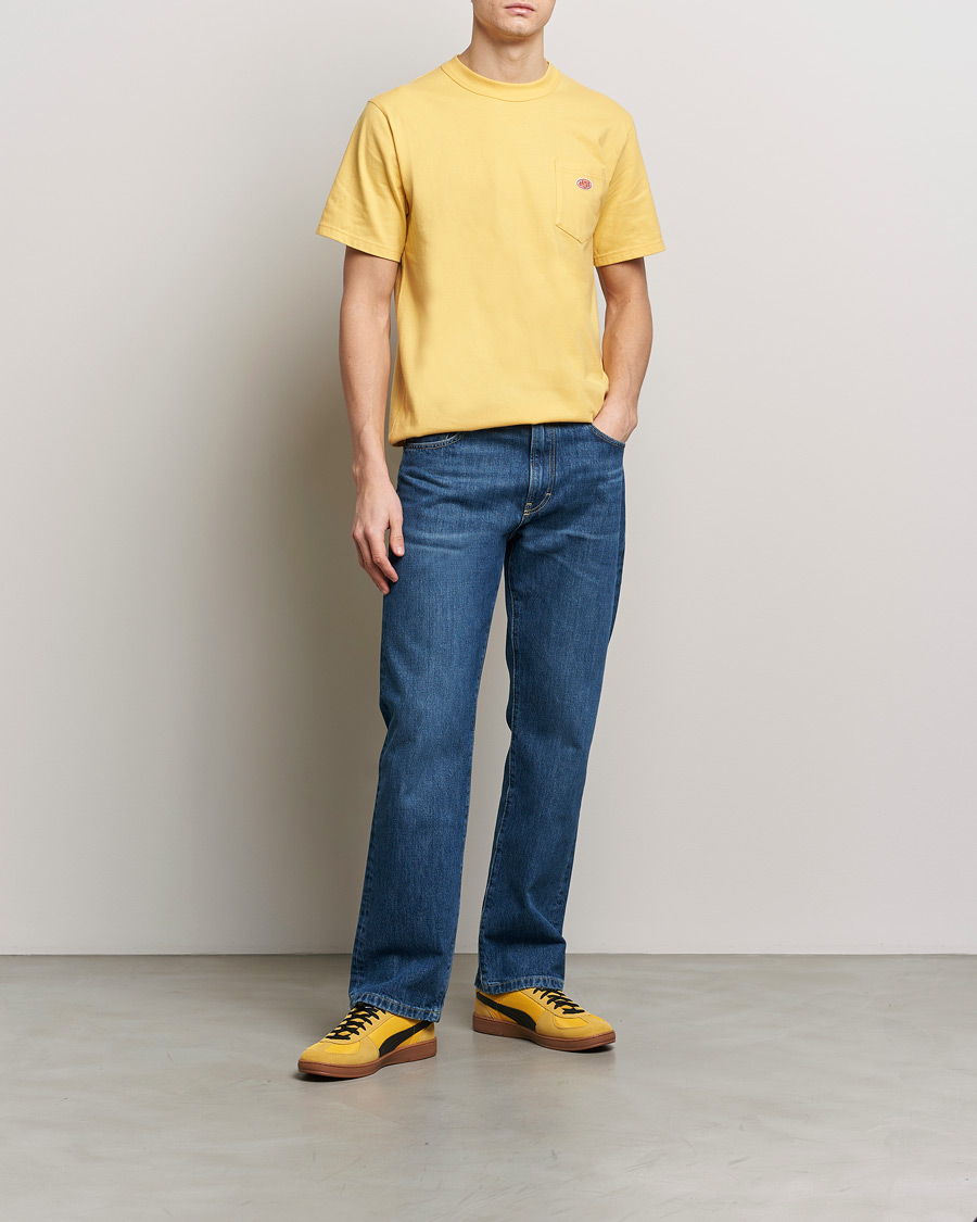 Men | T-Shirts | Armor-lux | Callac Pocket T-Shirt Yellow