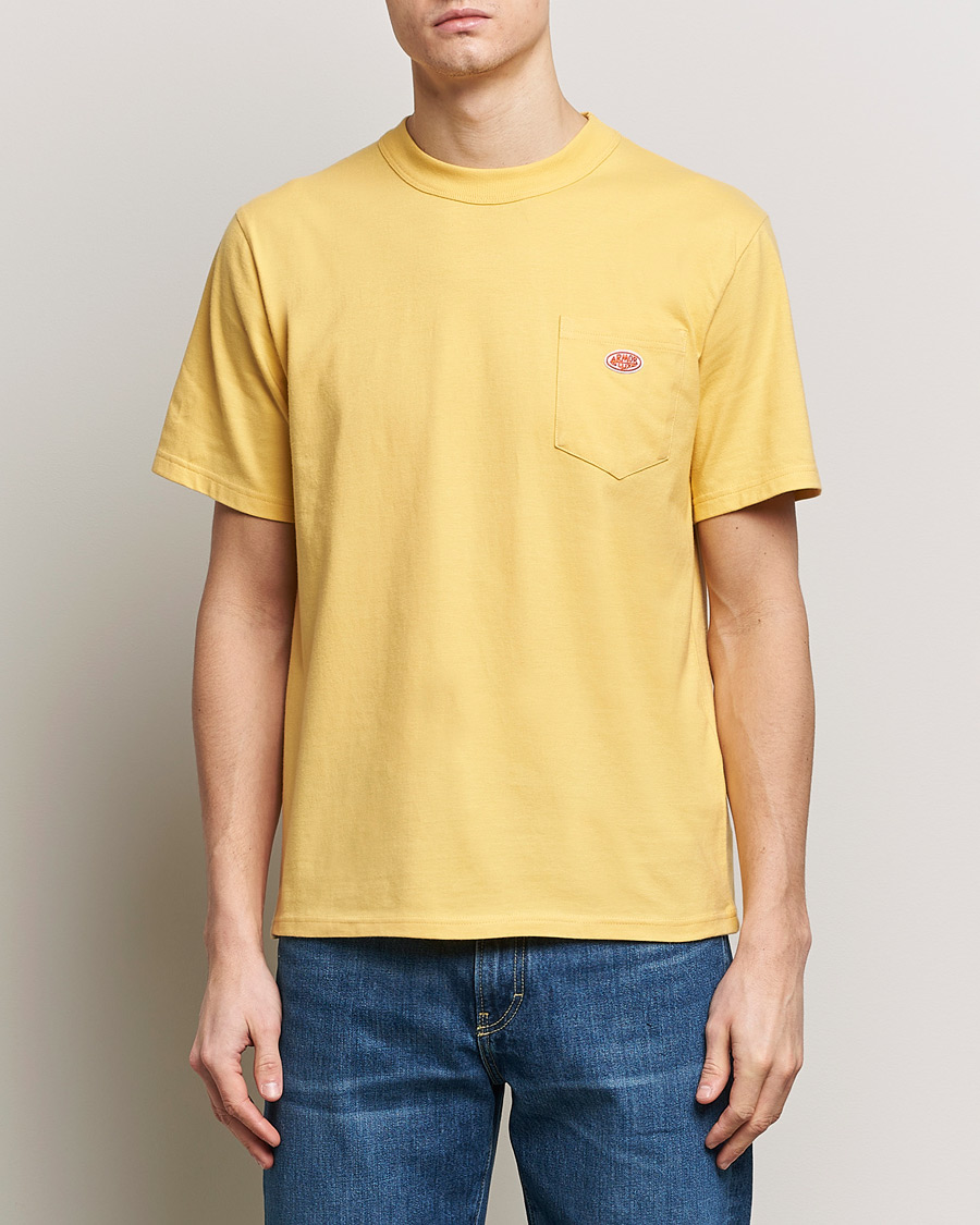 Men | T-Shirts | Armor-lux | Callac Pocket T-Shirt Yellow