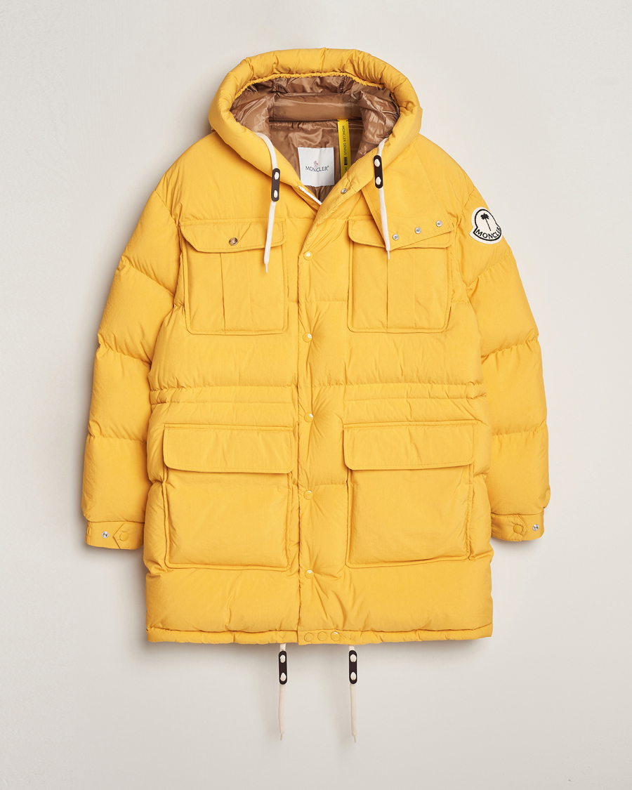 Men | Coats & Jackets | Moncler Genius | Pentaflake Down Parka Yellow