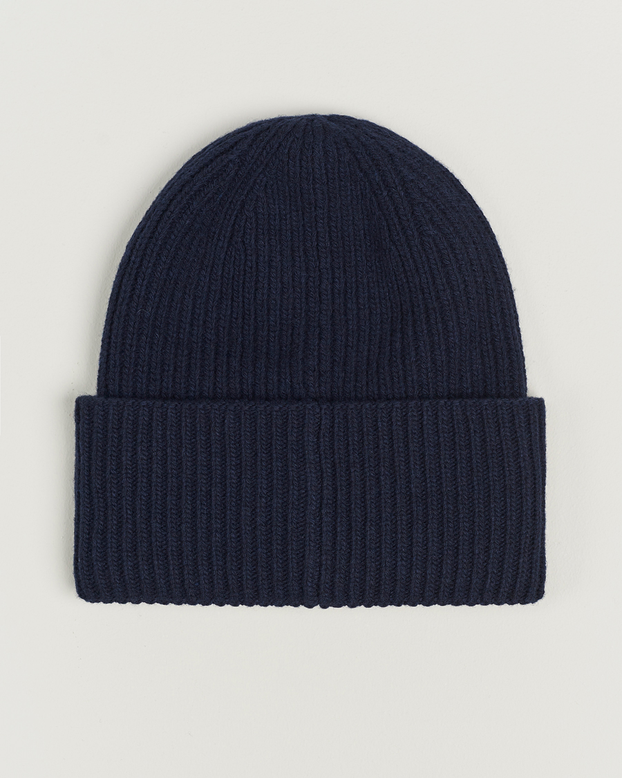 Men | Moncler Genius Rib Knit Beanie Navy | Moncler Genius | Rib Knit Beanie Navy