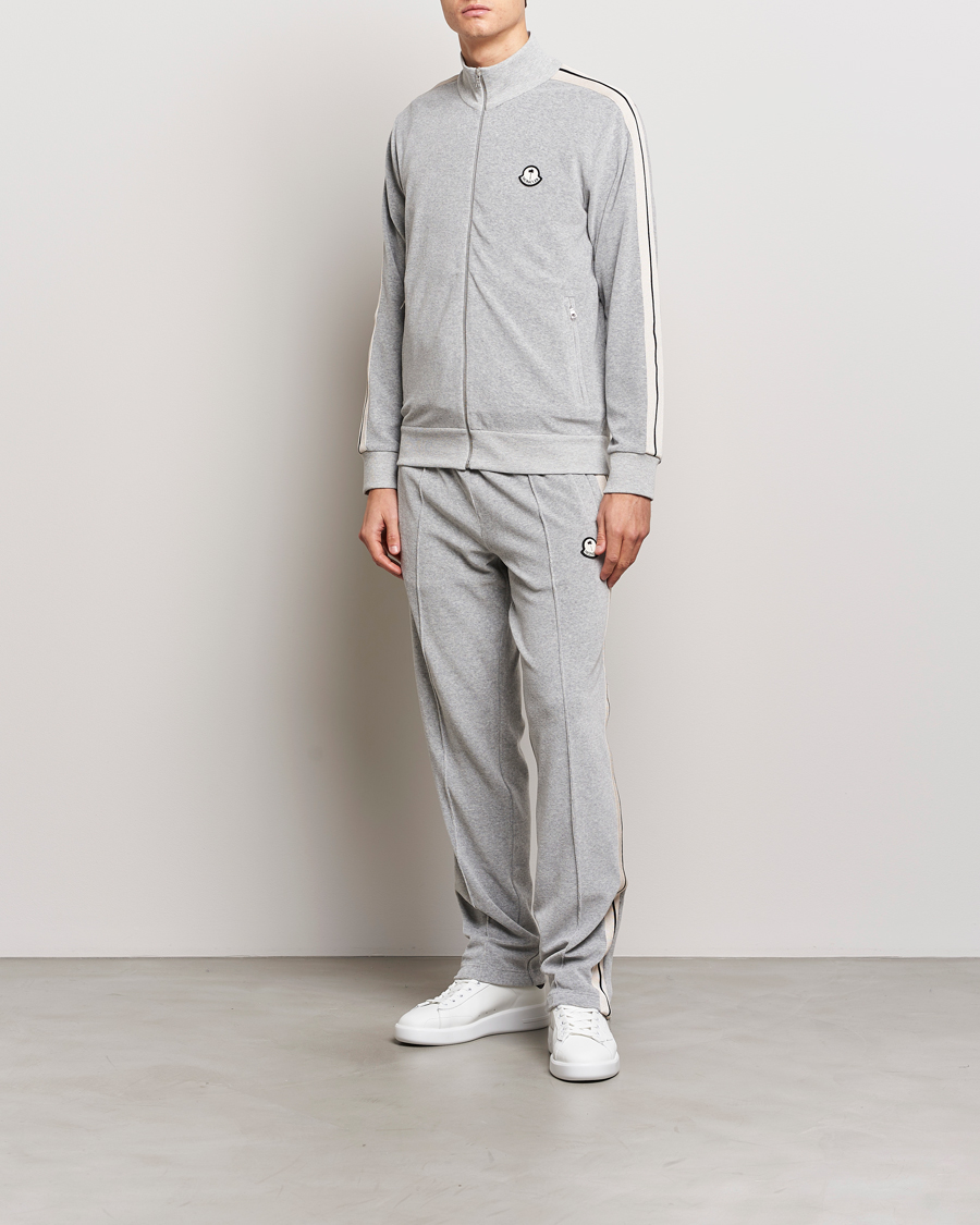 Men | Sweaters & Knitwear | Moncler Genius | Zip Up Cardigan Light Grey