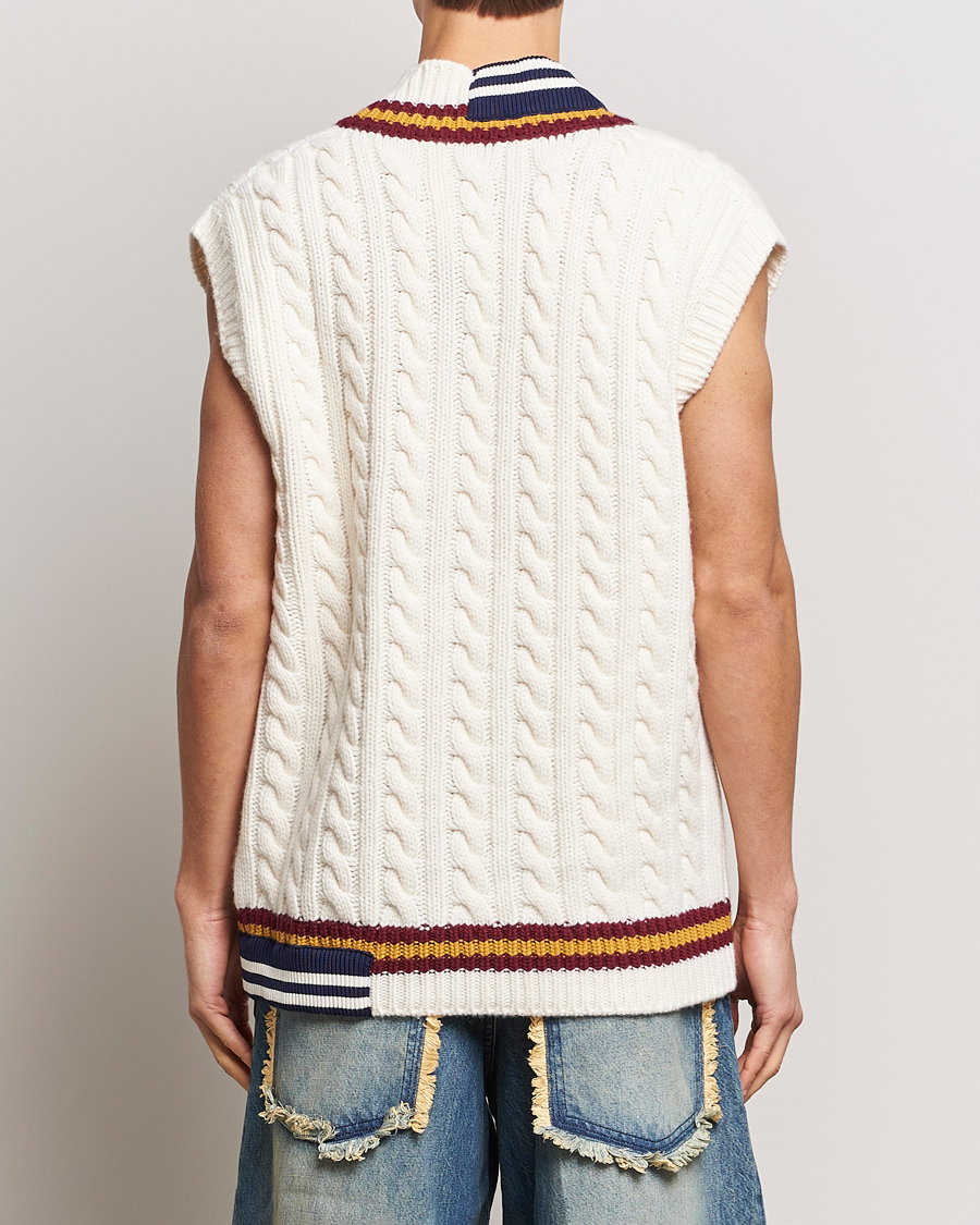 Moncler Genius Patchwork Crickett Vest Off White at CareOfCarl.com