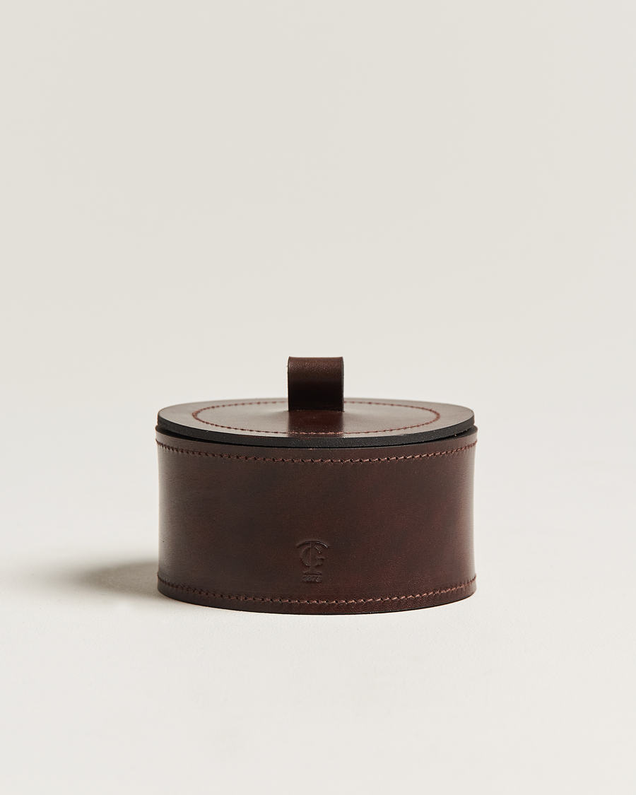 Men | Home | Tärnsjö Garveri | Small Leather Box 002 Dark Brown