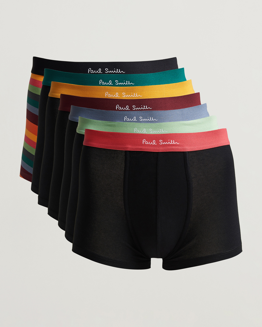 Men | Underwear & Socks | Paul Smith | 7-Pack Trunk Black