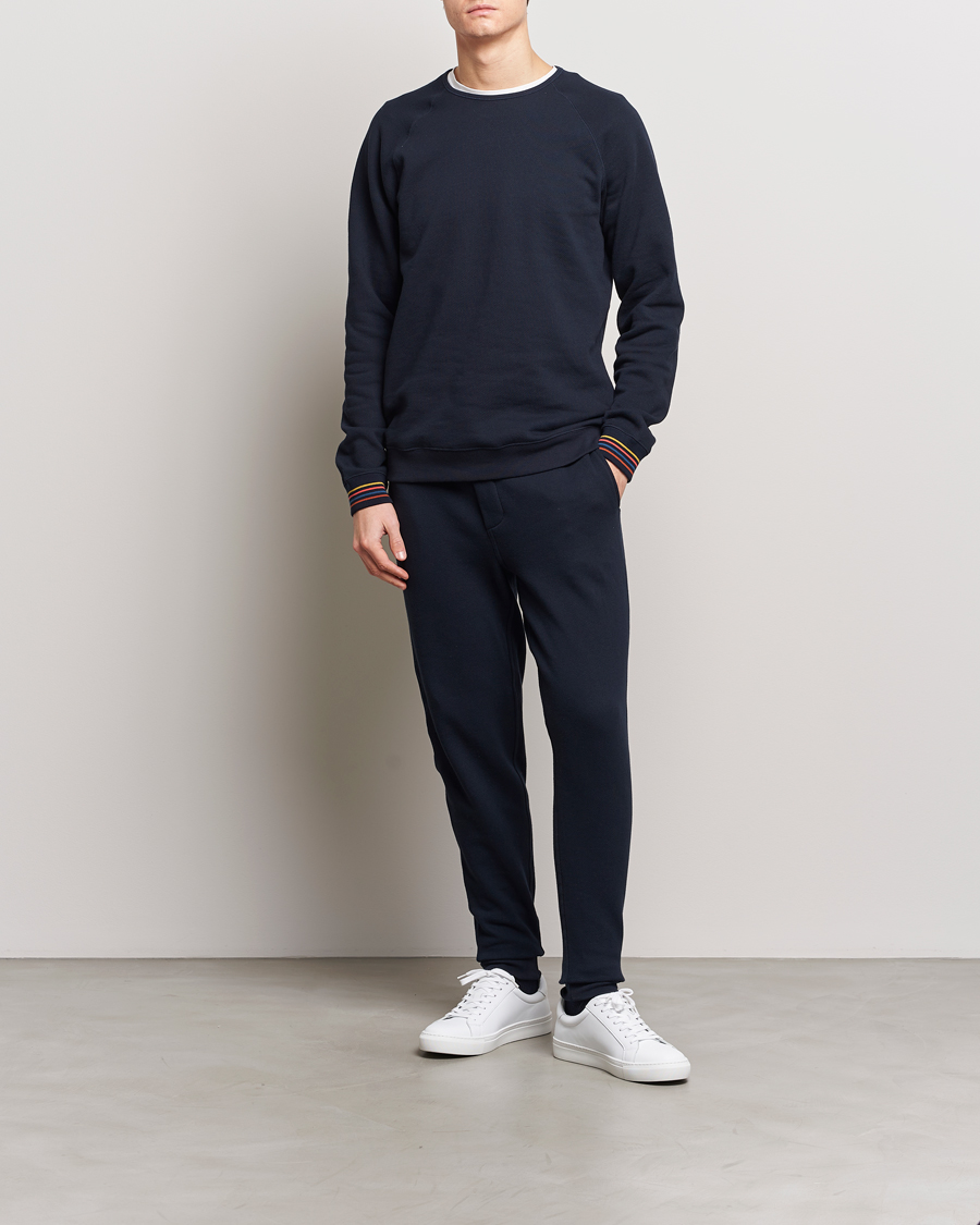 Men | Trousers | Paul Smith | Artist Rib Sweatpants Navy
