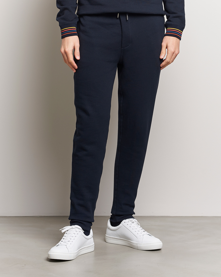 Men | Trousers | Paul Smith | Artist Rib Sweatpants Navy