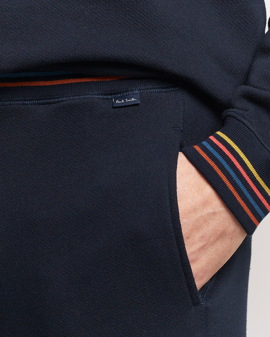 Men | Trousers | Paul Smith | Artist Rib Sweatpants Navy