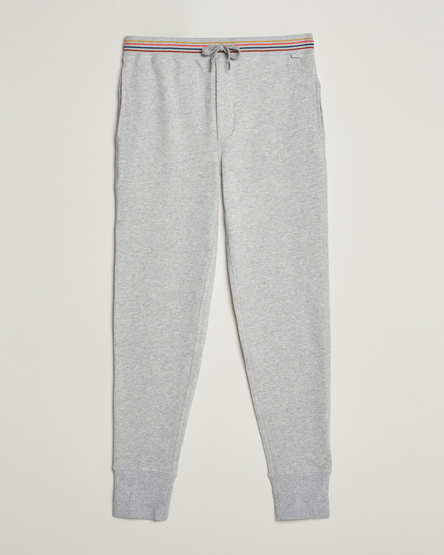 Men | Trousers | Paul Smith | Artist Rib Sweatpants Grey Melange