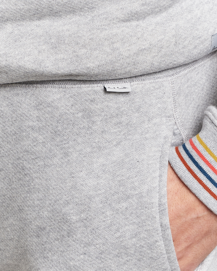 Men | Trousers | Paul Smith | Artist Rib Sweatpants Grey Melange