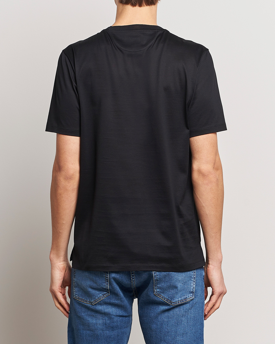 Men | T-Shirts | Paul Smith | Striped Pocket Crew Neck T-Shirt Black